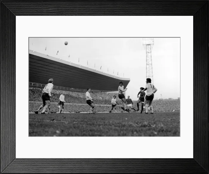 Framed Print : English League Division One Match at Old Trafford. Manchester United 3 v Tottenham Framed Print : English League Division One Match at Old Trafford. Manchester United 3 v Tottenham