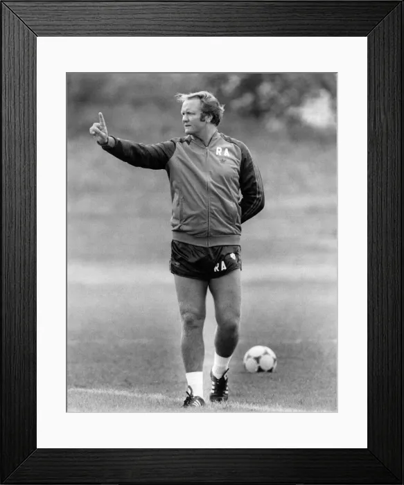 Framed Print : Ron Atkinson. August 1984 P003653 Framed Print : Ron Atkinson. August 1984 P003653