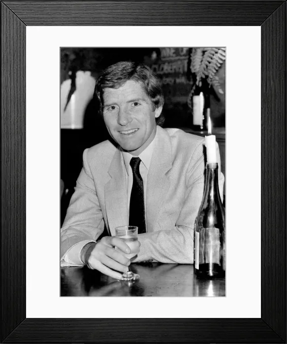 Framed Print : Alan Ball. October 1982 P003686 Framed Print : Alan Ball. October 1982 P003686