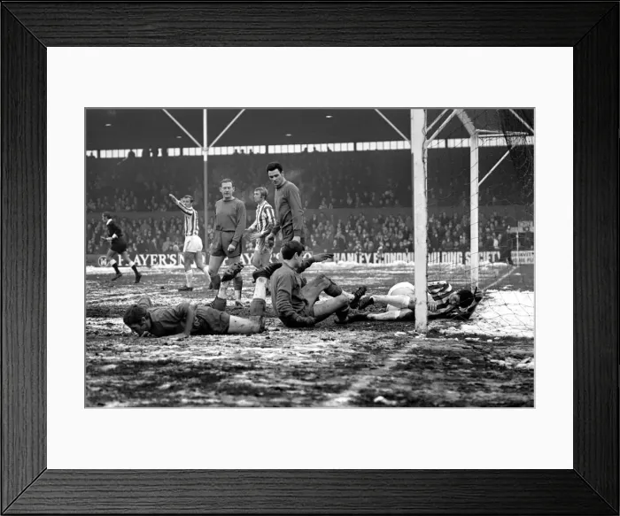 Framed Print : Division One football Stoke v. Crystal Palace 1969  /  70 Season