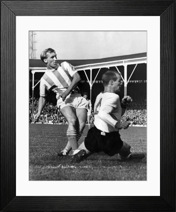 Framed Print : Stokes Peter Dobing seen here in action against Sheffield Wednesday Framed Print : Stokes Peter Dobing seen here in action against Sheffield Wednesday