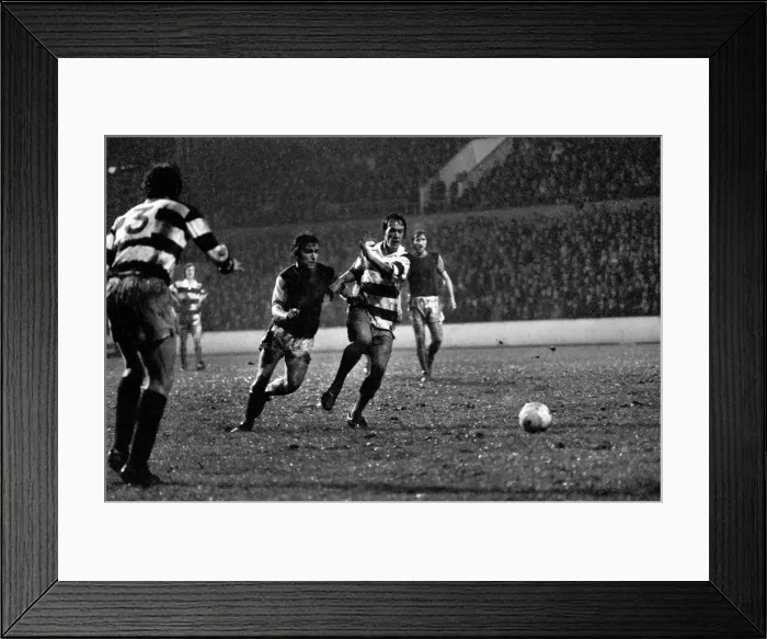 Framed Print : Football: West Ham F. C. vs. Queens Park Ranger F. C. Scenes during the match Framed Print : Football: West Ham F. C. vs. Queens Park Ranger F. C. Scenes during the match