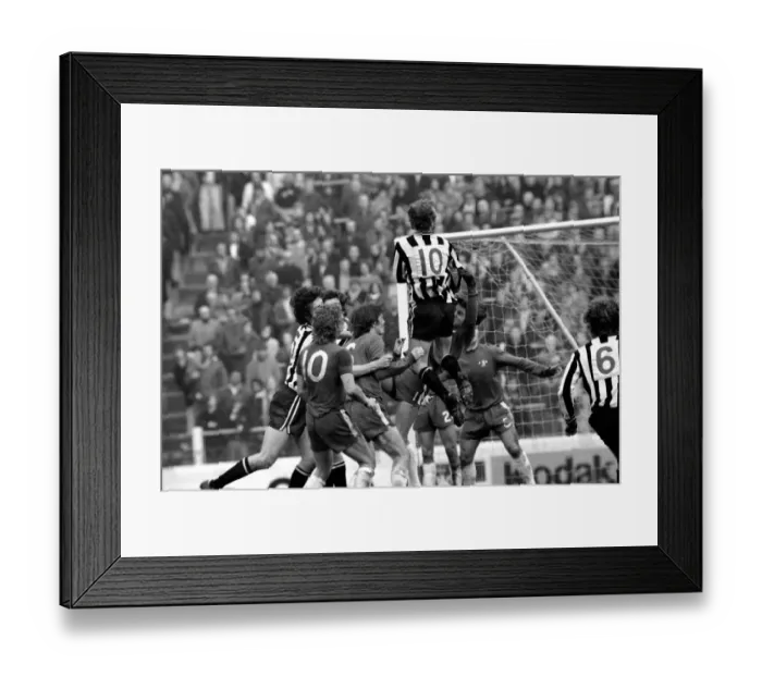 Framed Print : English League Division One match at Stamford Bridge Chelsea 3 v Newcastle United 2