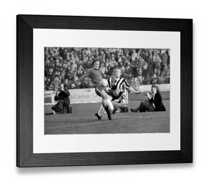 Framed Print : English League Division One match at Stamford Bridge Chelsea 3 v Newcastle United 2
