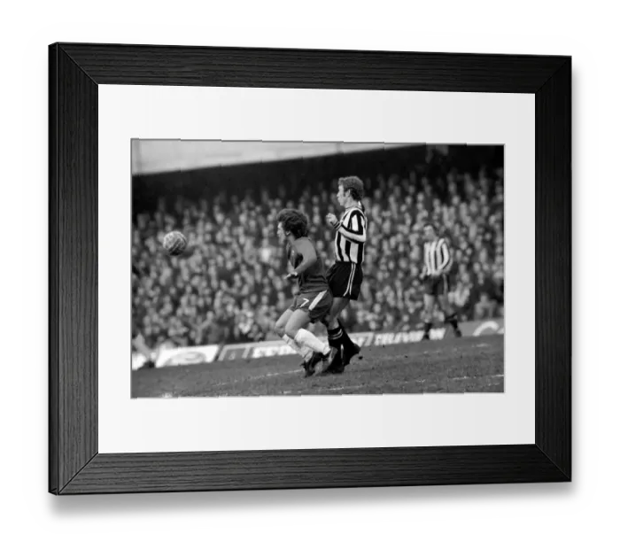 Framed Print : English League Division One match at Stamford Bridge Chelsea 3 v Newcastle United 2