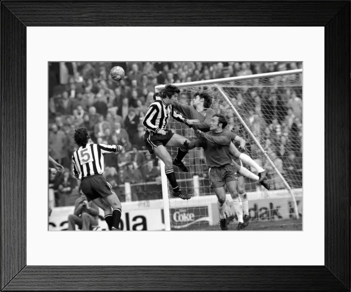 Framed Print : English League Division One match at Stamford Bridge Chelsea 3 v Newcastle United 2