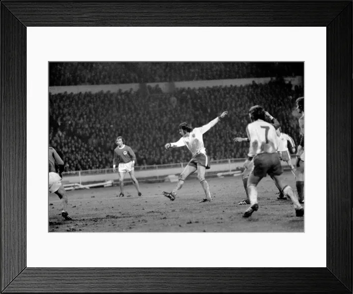Framed Print : England (2) v. West Germany (0). March 1975 75-01404-020 Framed Print : England (2) v. West Germany (0). March 1975 75-01404-020
