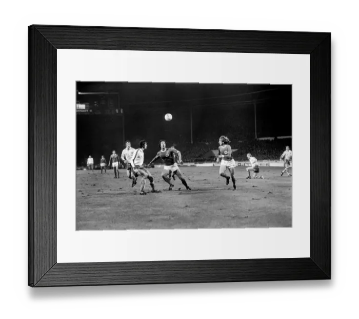Framed Print : England (2) v. West Germany (0). March 1975 75-01404-026