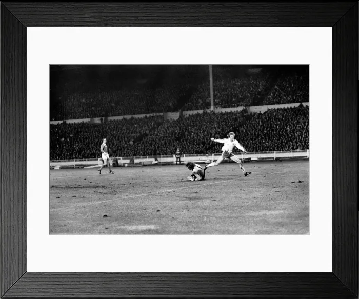 Framed Print : England (2) v. West Germany (0). March 1975 75-01404-024 Framed Print : England (2) v. West Germany (0). March 1975 75-01404-024
