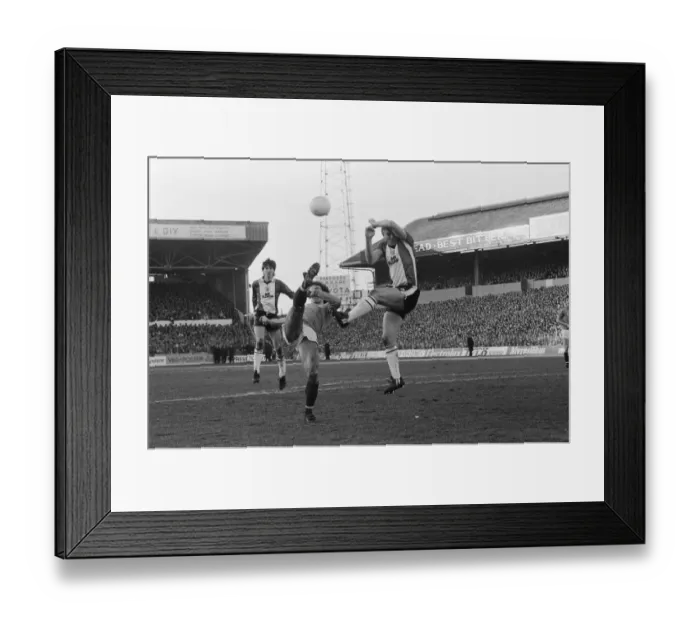 Framed Print : FA Cup 5th round tie. Portsmouth 0 v. Southampton 1. 29th January 1984 Framed Print : FA Cup 5th round tie. Portsmouth 0 v. Southampton 1. 29th January 1984