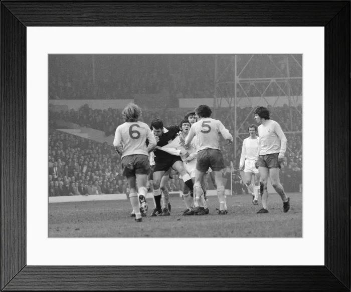 Framed Print : FA Cup Quarter Final match at Elland Road. Leeds United 2 v Tottenham Hotspur 1 Framed Print : FA Cup Quarter Final match at Elland Road. Leeds United 2 v Tottenham Hotspur 1