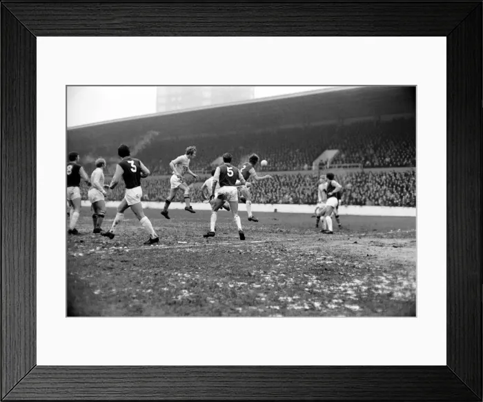 Framed Print : English League Division One match at Upton Park West Ham United 0 v Manchester