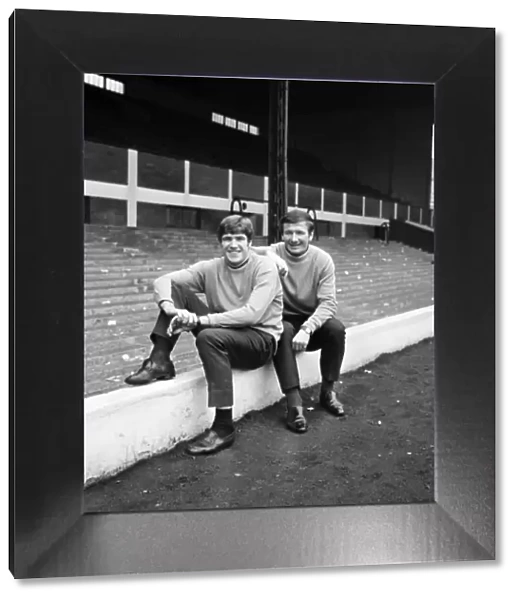 Liverpool players Tommy Smith and Emlyn Hughes at Anfield