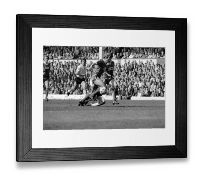 Framed Print : English League Division One match at Anfield Liverpool 3 v Swansea 0 April
