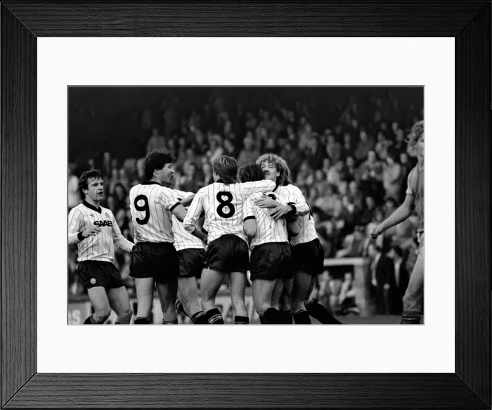 Framed Print : English League Division Two match Shewsbury Town 1 v Manchester City 3 Framed Print : English League Division Two match Shewsbury Town 1 v Manchester City 3