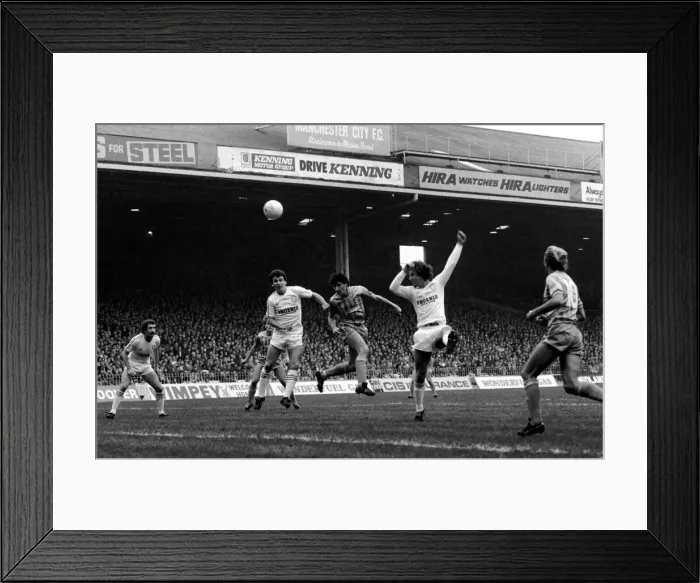 Framed Print : English League Division Two match at Maine Road Manchester City 4 v Brighton Framed Print : English League Division Two match at Maine Road Manchester City 4 v Brighton