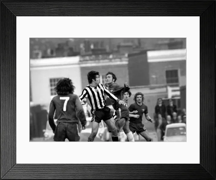 Framed Print : English League Division One match at Stamford Bridge Chelsea 3 v Newcastle United 2
