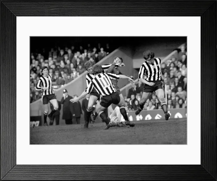 Framed Print : English League Division One match at Stamford Bridge Chelsea 3 v Newcastle United 2