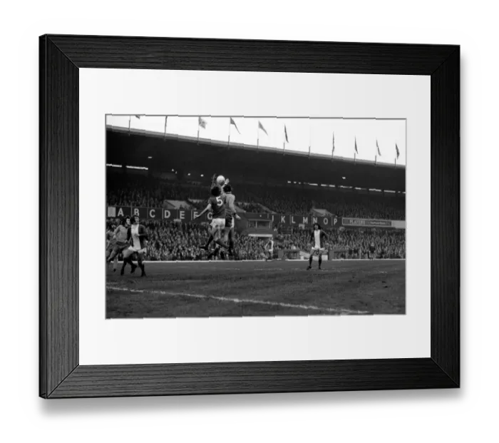 Framed Print : Football. Birmingham F. C. vs. Everton F. C. Scenes during the match Framed Print : Football. Birmingham F. C. vs. Everton F. C. Scenes during the match