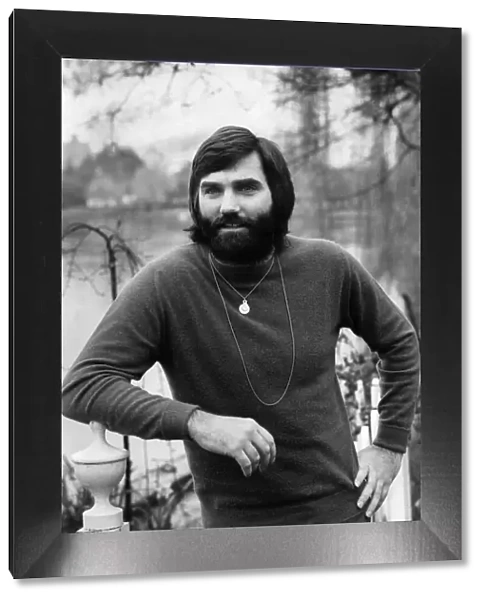 Footballer George Best at the Bray home of Michael Parkinson