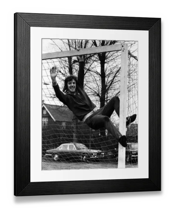 Framed Print : Striker Stan Bowles was chosen by Sir Alf Ramsey for his squad for the International