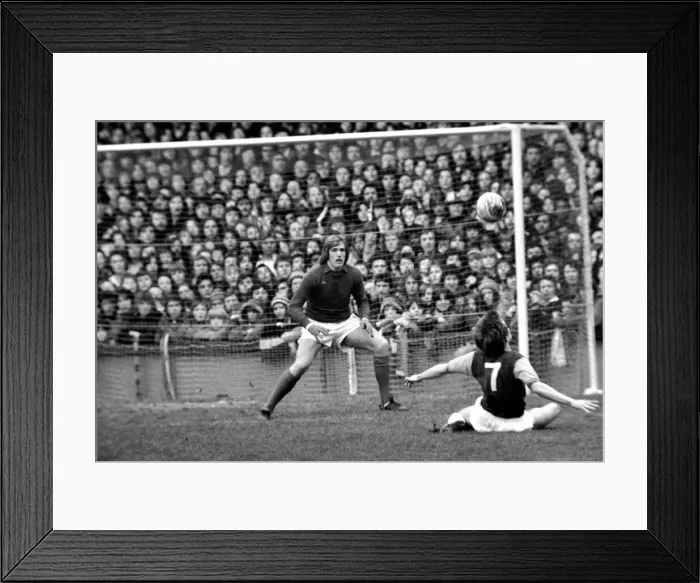 Framed Print : F. A. Cup: West Ham (2) vs. Queens Park Ranger (1). February 1975 75-00908-038 Framed Print : F. A. Cup: West Ham (2) vs. Queens Park Ranger (1). February 1975 75-00908-038