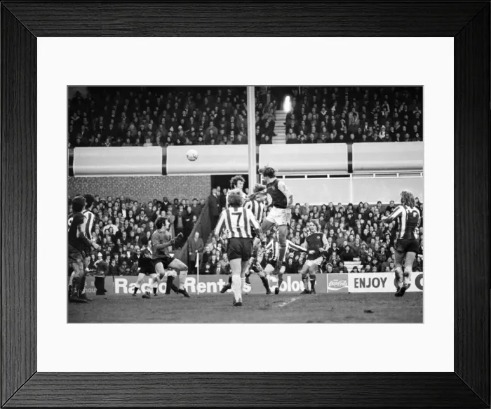 Framed Print : F. A. Cup. Coventry City v. Arsenal. Alan Ball, taking advantage of a terrible mix-up in Framed Print : F. A. Cup. Coventry City v. Arsenal. Alan Ball, taking advantage of a terrible mix-up in