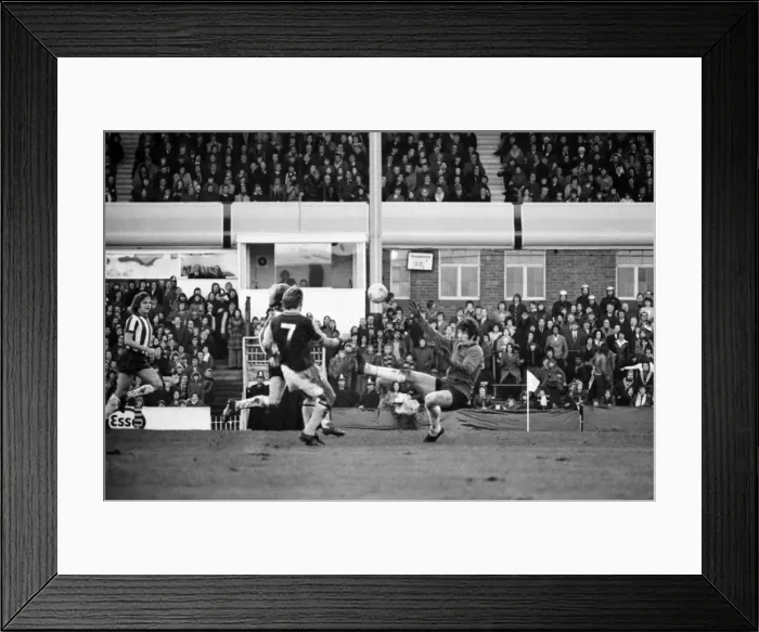 Framed Print : F. A. Cup. Coventry City v. Arsenal. Alan Ball, taking advantage of a terrible mix-up in Framed Print : F. A. Cup. Coventry City v. Arsenal. Alan Ball, taking advantage of a terrible mix-up in
