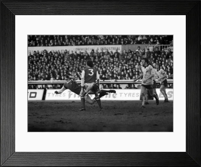 Framed Print : F. A. Cup. Coventry City v. Arsenal. Alan Ball, taking advantage of a terrible mix-up in Framed Print : F. A. Cup. Coventry City v. Arsenal. Alan Ball, taking advantage of a terrible mix-up in