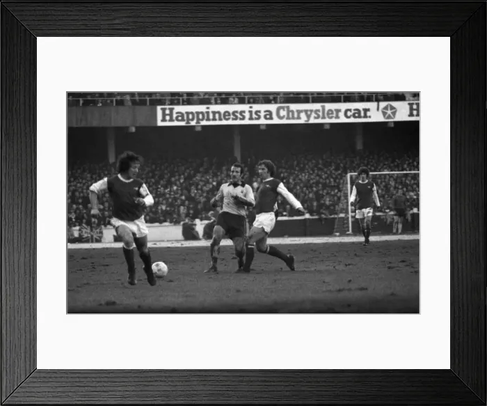 Framed Print : F. A. Cup. Coventry City v. Arsenal. Alan Ball, taking advantage of a terrible mix-up in Framed Print : F. A. Cup. Coventry City v. Arsenal. Alan Ball, taking advantage of a terrible mix-up in