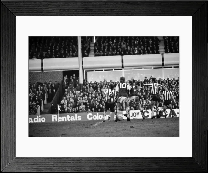 Framed Print : F. A. Cup. Coventry City v. Arsenal. Alan Ball, taking advantage of a terrible mix-up in