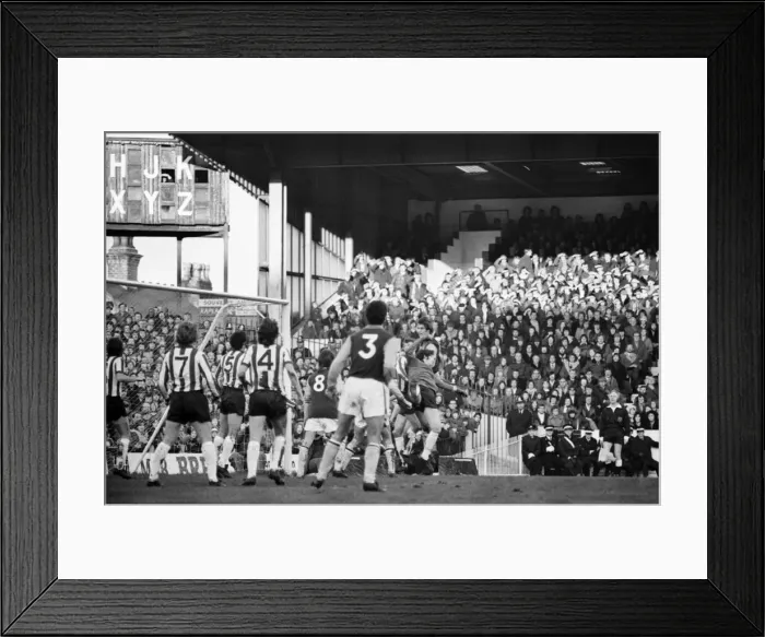 Framed Print : F. A. Cup. Coventry City v. Arsenal. Alan Ball, taking advantage of a terrible mix-up in Framed Print : F. A. Cup. Coventry City v. Arsenal. Alan Ball, taking advantage of a terrible mix-up in
