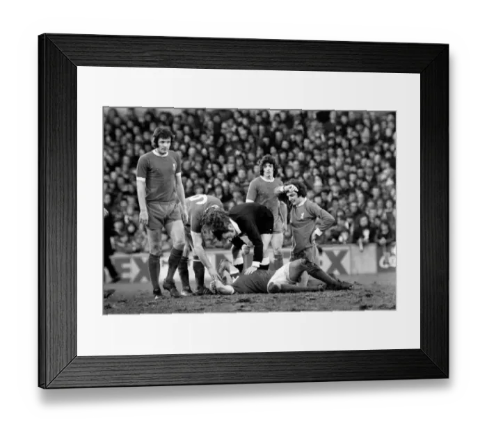 Framed Print : Football: F. A. Cup. Ipswich F. C. v. Liverpool F. C. Mills, arms raised