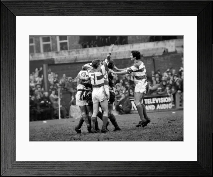 Framed Print : F. A. Cup: West Ham (2) vs. Queens Park Ranger (1). February 1975 75-00908-001 Framed Print : F. A. Cup: West Ham (2) vs. Queens Park Ranger (1). February 1975 75-00908-001