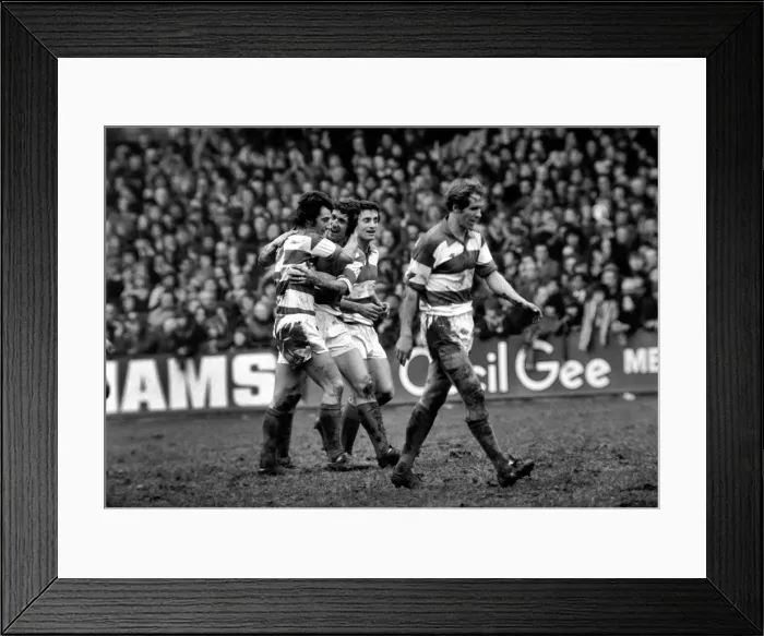Framed Print : F. A. Cup: West Ham (2) vs. Queens Park Ranger (1). February 1975 75-00908-003