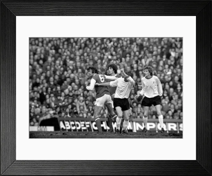 Framed Print : Football: Arsenal F. C. (2) vs. Liverpool F. C. (0). Simpson of Arsenal with Keegan of Framed Print : Football: Arsenal F. C. (2) vs. Liverpool F. C. (0). Simpson of Arsenal with Keegan of