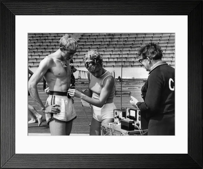 Framed Print : At Crystal Palace Sunday 25th August, a new heart machine called Framed Print : At Crystal Palace Sunday 25th August, a new heart machine called
