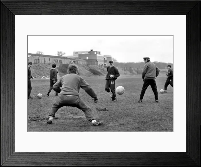 Framed Print : Coventry Citys Irish squad during a training session