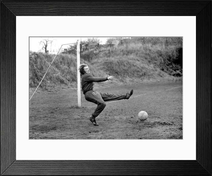 Framed Print : Coventry Citys Irish squad during a training session. Eric McManus
