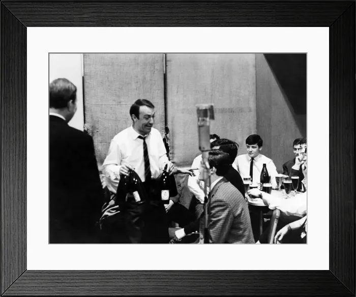Framed Print : Spurs for the hit parade. The Spurs team made a recording, E. M. I Framed Print : Spurs for the hit parade. The Spurs team made a recording, E. M. I