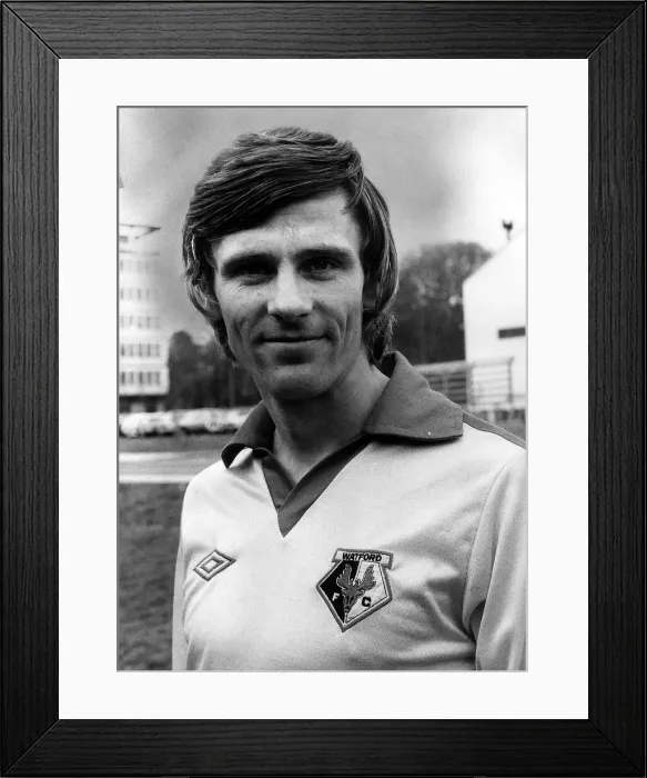 Framed Print : Ross Jenkins Watford star centre forward 1979 WFC Framed Print : Ross Jenkins Watford star centre forward 1979 WFC