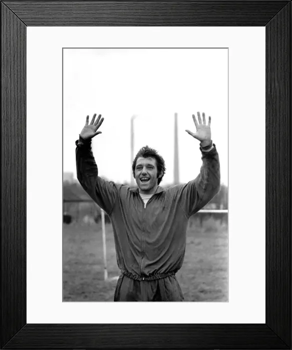 Framed Print : Sport footballerer. Keith Newton, Blackburn Rovers football chosen for England Squad Framed Print : Sport footballerer. Keith Newton, Blackburn Rovers football chosen for England Squad