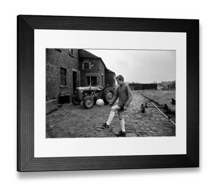 Framed Print : Sport. Football: Sixteen year old Ronald Aspinwall. He manages Carr Farm Framed Print : Sport. Football: Sixteen year old Ronald Aspinwall. He manages Carr Farm