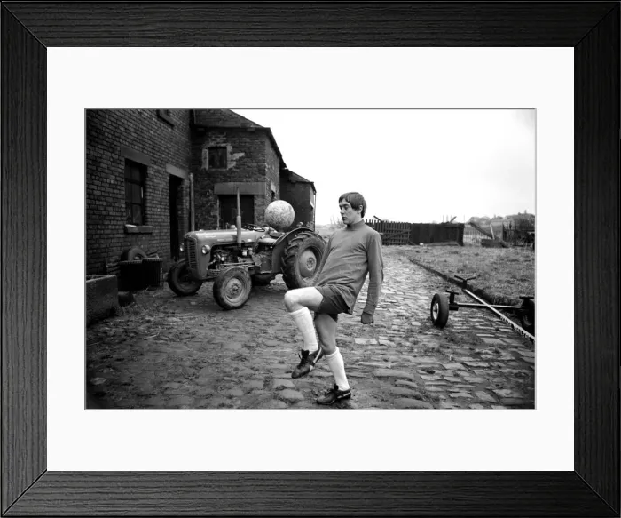 Framed Print : Sport. Football: Sixteen yr old Ronald Aspinwall. He manages Carr Farm Framed Print : Sport. Football: Sixteen yr old Ronald Aspinwall. He manages Carr Farm