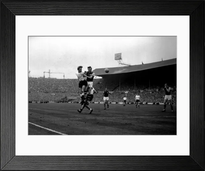 Framed Print : FA Cup Final at Wembley Stadium May 1962 Tottenham Hotspur 3 v Burnley 1 Framed Print : FA Cup Final at Wembley Stadium May 1962 Tottenham Hotspur 3 v Burnley 1
