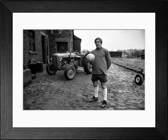 Framed Print : Sport. Football: Sixteen yr old Ronald Aspinwall. He manages Carr Farm