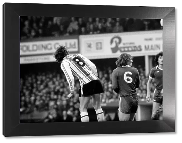 Football: F. A. Cup: Southampton (1) v. Chelsea (1). January 1977 77-00108-032