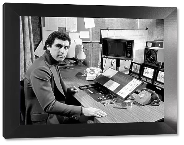 Footballer. Peter Shilton in studios. March 1975 75-01266-007