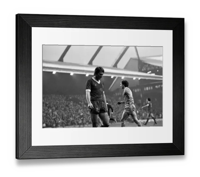 Framed Print : English League Division One match. Liverpool 1 v Manchester City 3 Framed Print : English League Division One match. Liverpool 1 v Manchester City 3