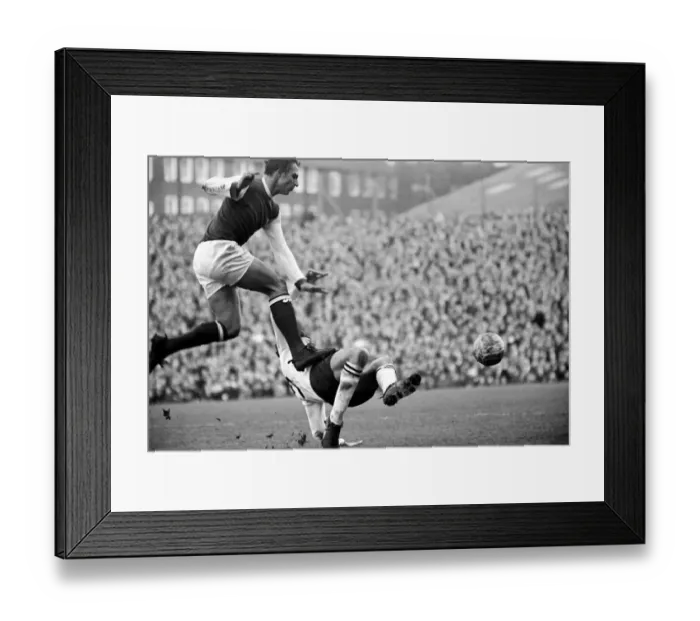 Framed Print : English League Division One match at Highbury Arsenal 4 v Derby County 0